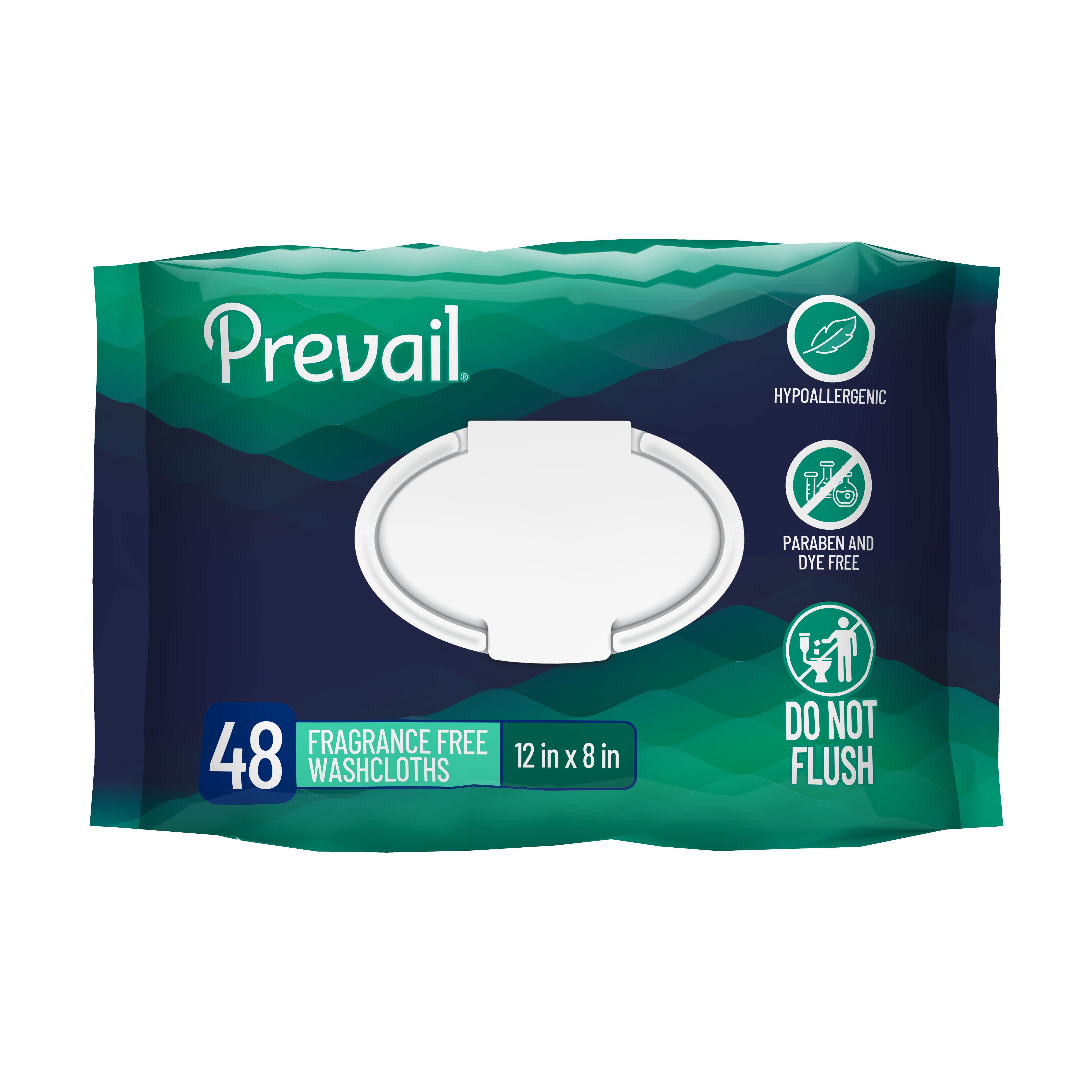 Prevail Fragrance Free Washcloths